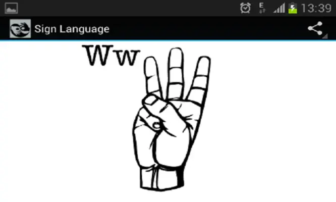 Sign Language android App screenshot 0